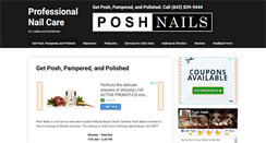 Desktop Screenshot of poshnailsmb.com