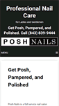 Mobile Screenshot of poshnailsmb.com